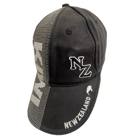Prokiwi International New Zealand NZ Kiwi Men's Unisex Cap Hat OSFM Black - Picture 2 of 8
